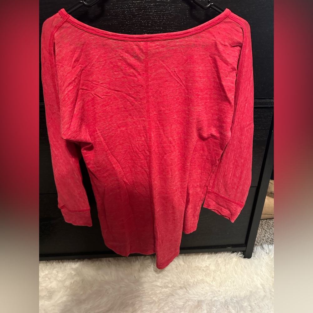Red Old Navy blouse